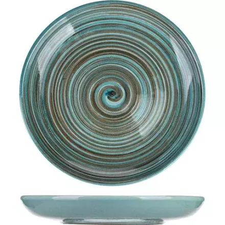 Тарелка «Скандинавия» мелкая керамика D=18,H=3см голуб