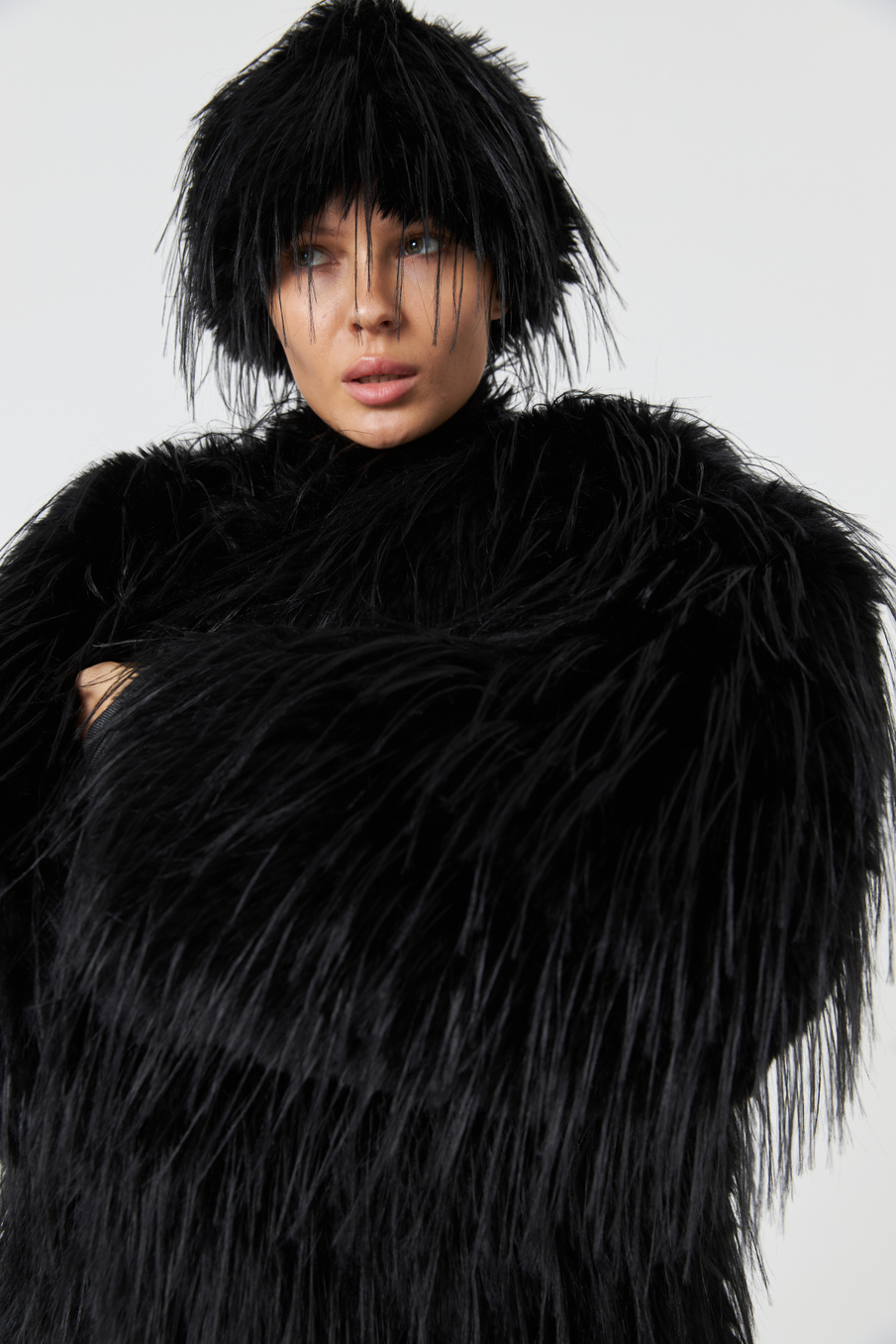 Комплекс шуба short с шапкой