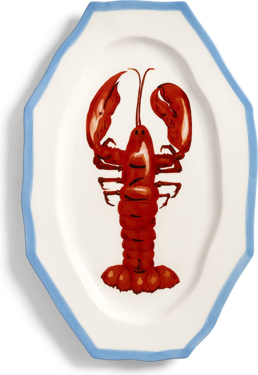 Блюдо сервировочное &K Amsterdam Sirene, овальное, фарфор, 27 41,5 см, разноцветное