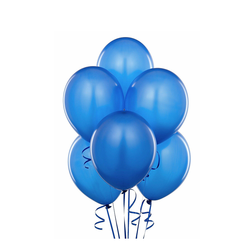 Синие воздушные шары металлик Экстра Blue