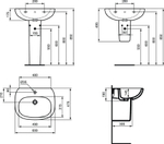 Колонна Ideal Standard TESI T033501