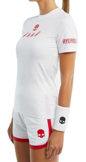 Женская теннисная футболка Hydrogen Tech T-Shirt - белый
