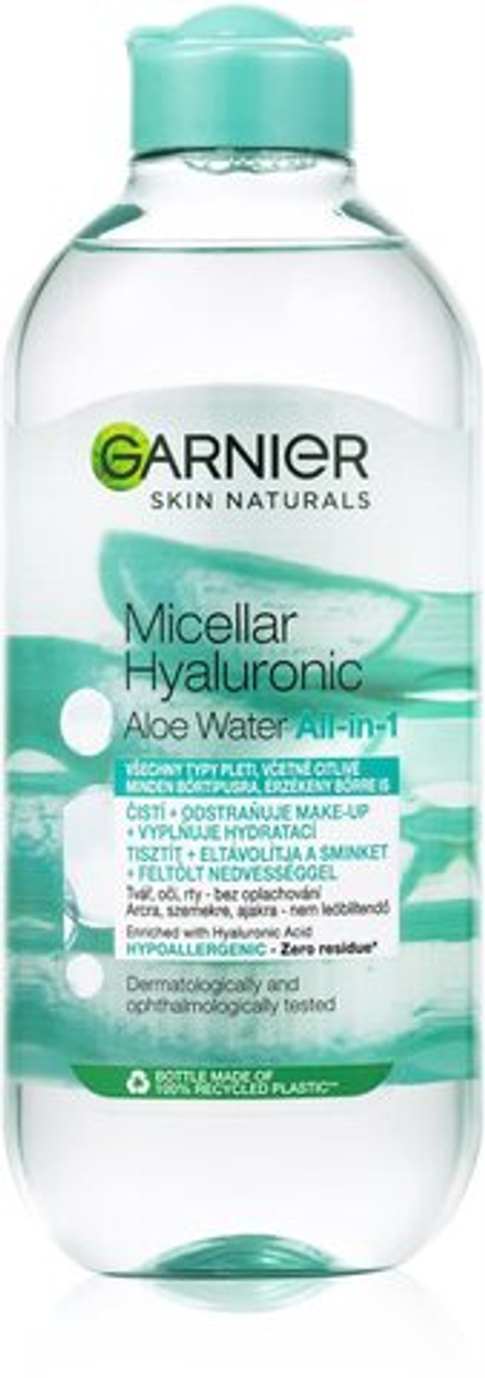 Garnier Skin Naturals Micellar Hyaluronic Aloe Water - мицеллярная вода /   400  ml  / GTIN 3600542396585