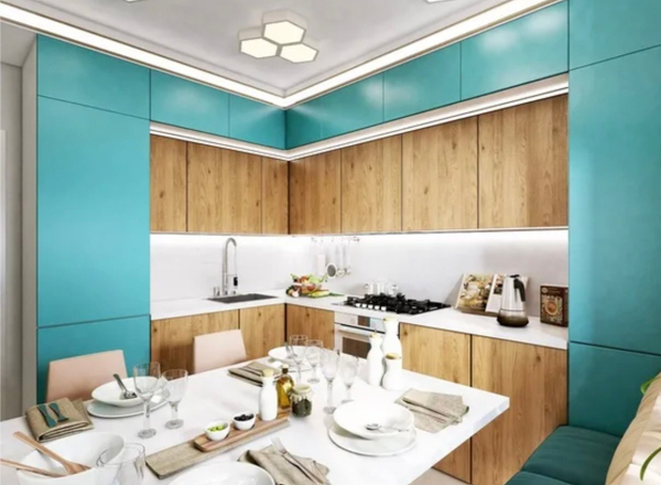 Примеры современных кухонь в дизайне из интернета