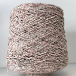 ALBICOCCO - Millefili SPA; 55% хлопок, 28% вискоза, 17% п/а; 170м/100гр; Мелкое букле; col.23108, цвет: розово-бежевый с черными и бордовыми включениями