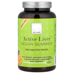New Nordic, Active Liver™, веганские жевательные таблетки, со вкусом персика и манго, 60 жевательных таблеток