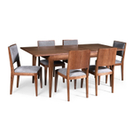 АСПЕН Стол обеденный ГМ 6059/дуб (АНТРАЦИТ/ТАБАК)