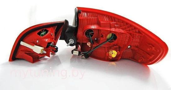 Задние фонари Audi A3 8P sportback red white led