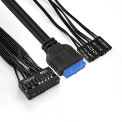 Exegate EX272749RUS Корпус Minitower Exegate QA-412U Black, mATX, &lt;без БП&gt;, 2*USB+2*USB3.0, Audio