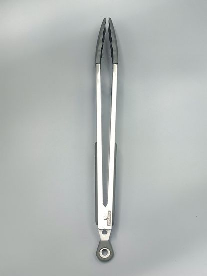 Щипцы силиконовые 35,5 см Kamille КМ 7513 с ручками из нержавеющей стали