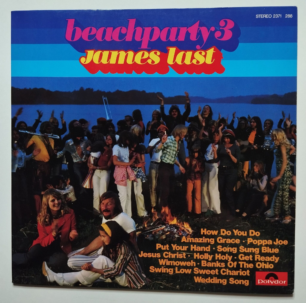Винтажная виниловая пластинка LP James Last Beachparty 3 (Germany 1972)
