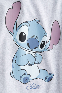 H&M Толстовка с принтом, серый меланж