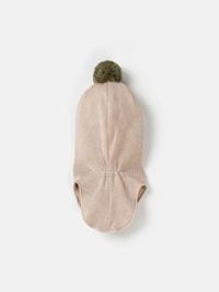 Шлем демисезонный из смесовой шерсти "Беж"