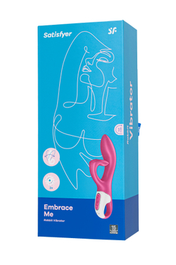 Нереалистичный вибратор Satisfyer Embrace me, красный