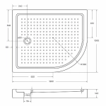 Душевой поддон Cezares TRAY-A-RH 120x100