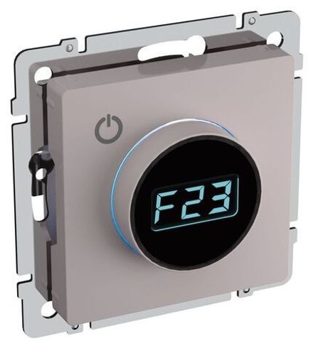 Термостат электронный с индик. BRITE СП IP20 ТС10-1-БрЖ механизм жемчуж. IEK BR-RT11-K36