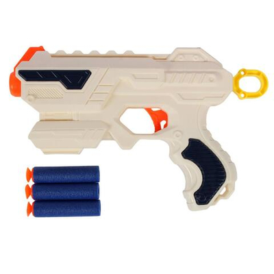 Пистолет с мягк.пулями, пакет 88-10