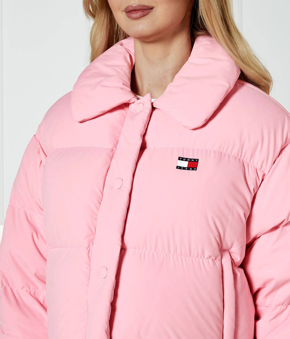 Пуховая куртка Tommy Jeans - пудро-розовый(DW0DW20390)