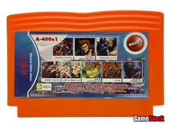 Картридж 8-Bit - 400в1 CONTRA 1-6+CHIP & DALE 1,2+M.K.4+STREET FIGHTER+N.TURTLES+P.O.W.+ROBOCOP+90 TANK+..