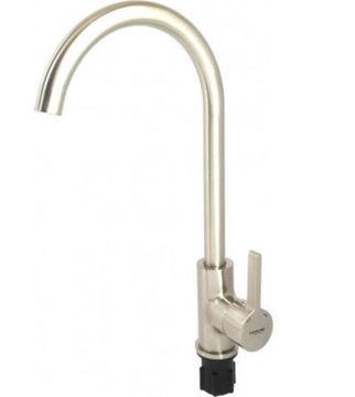 Смеситель кухня LEDEME 4299А на гайке Сатин