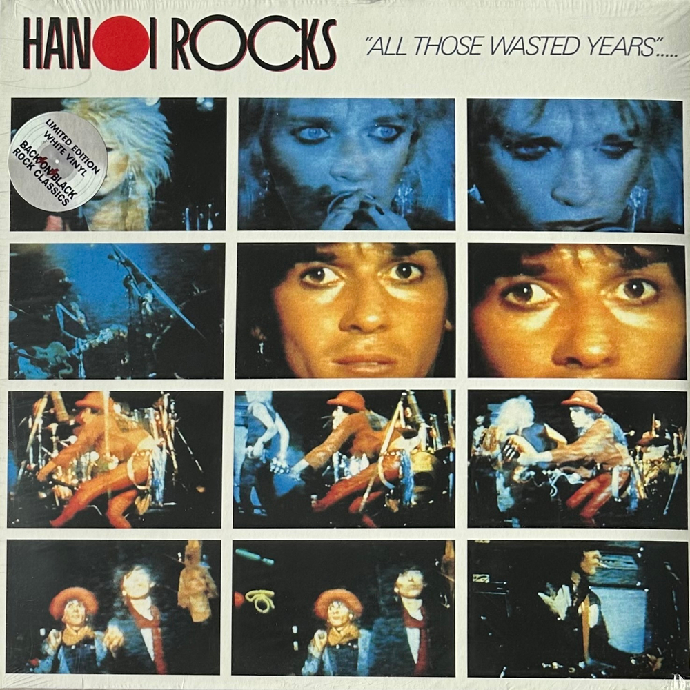 Hanoi Rocks ‎– All Those Wasted Years 2LP (Англия 2017г.) White