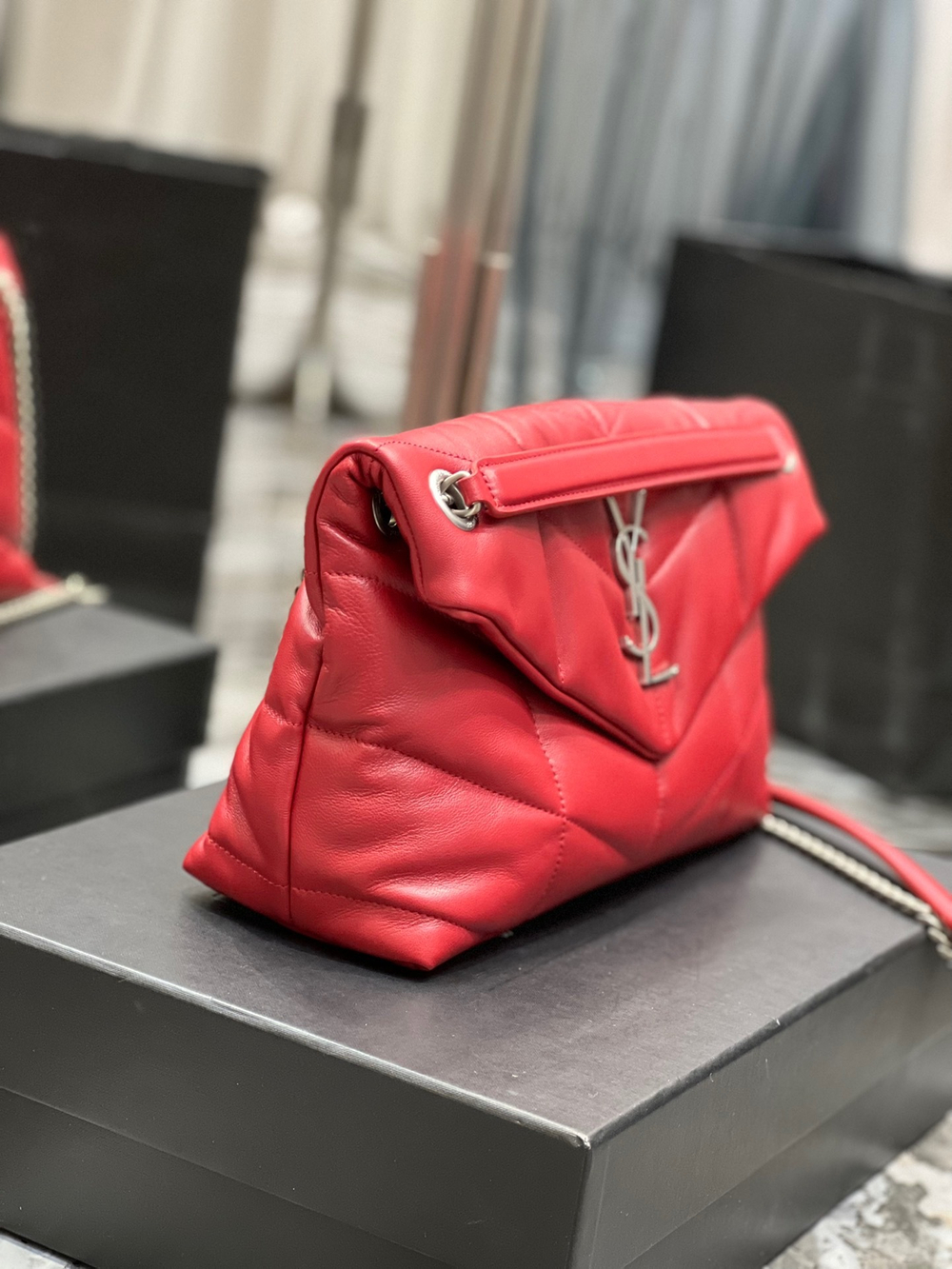 Saint Laurent Loulou Puffer Bag 29 cm