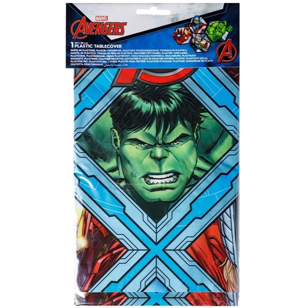 Скатерть полиэтиленовая «Мстители», 120*180 см,