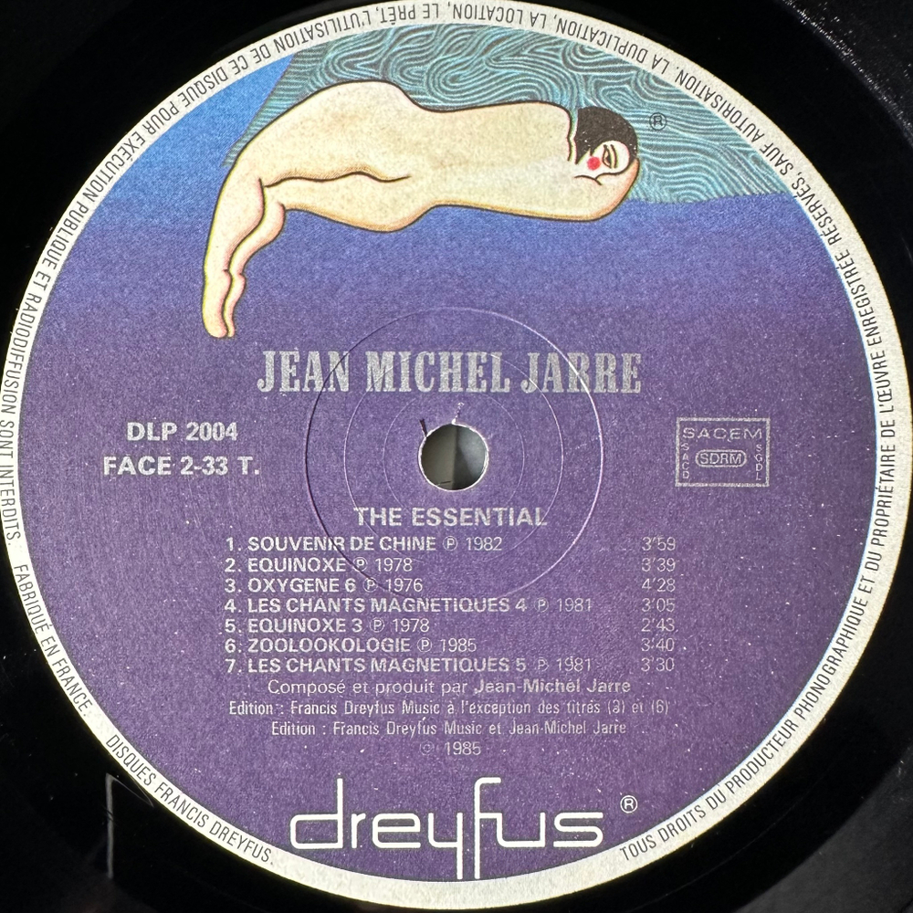 Jean Michel Jarre - The Essential 1976 - 1986 (Франция 1986г.)