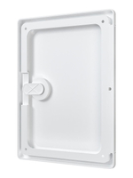 Люк ревизионный ЛТП накладной ручка-задвижка 150х200 пластик EVECS