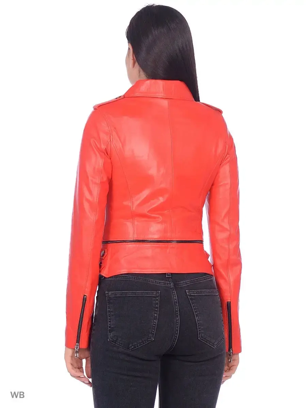 Косуха кожаная куртка женская Турция