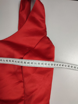 Платье ярко-красное открытое 46-48 размер