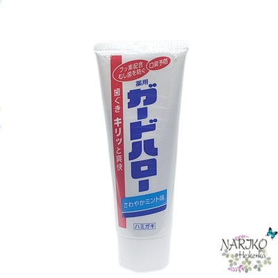 Зубная паста для профилактики кариеса с фтором и кальцием KAO Guard Hello освежающая мята, 165 гр.