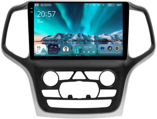 Магнитола для Jeep Grand Cherokee WK2 2013-2022 (ШГУ 8.4", рамка большая 9) - Teyes CC4 монитор 9.2" 2K QLED на Android 14, Быстрейшая, Snapdragon 680, DSP, CarPlay, 4G SIM-слот