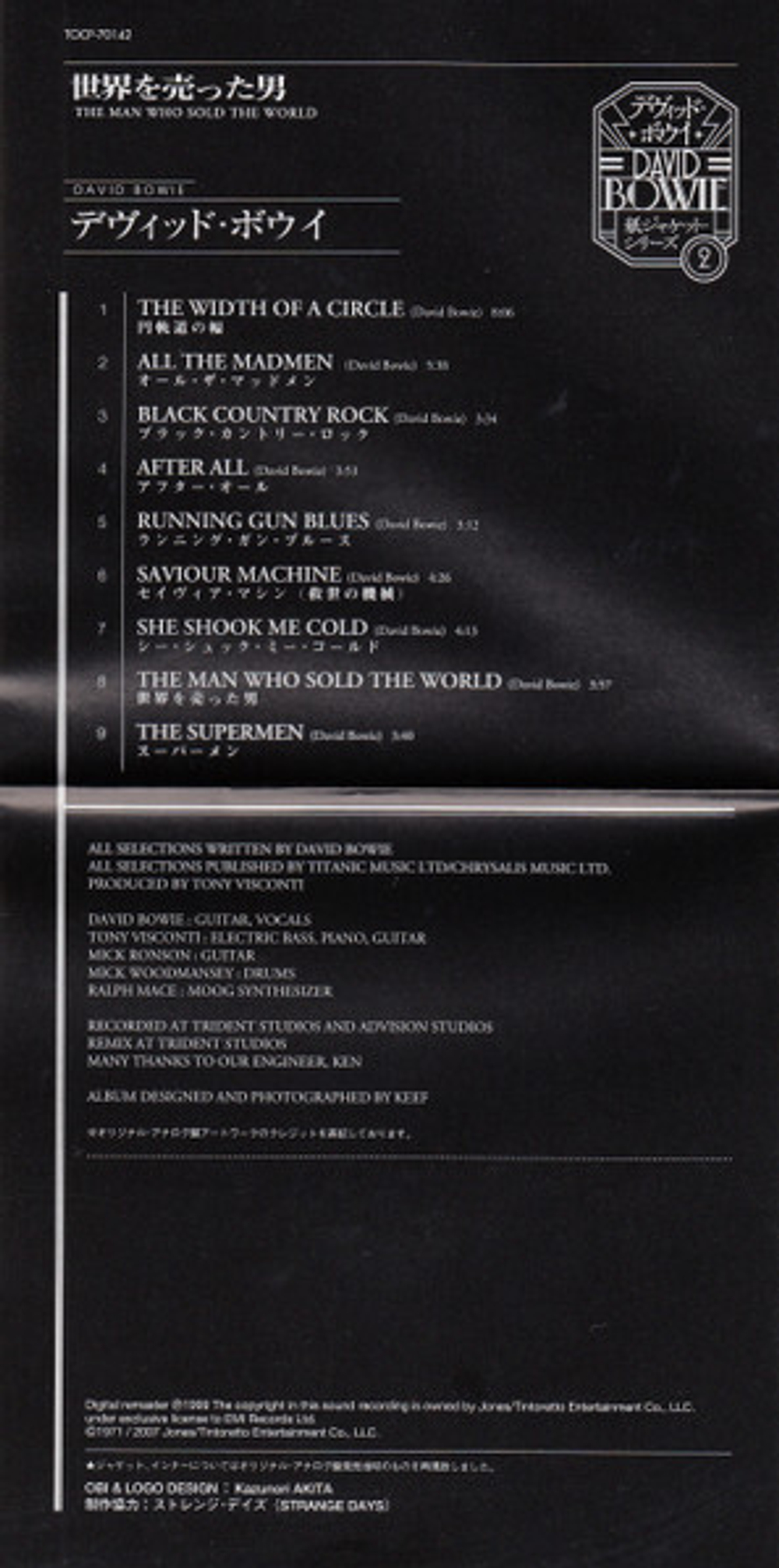 David Bowie / The Man Who Sold The World (Mini LP CD)