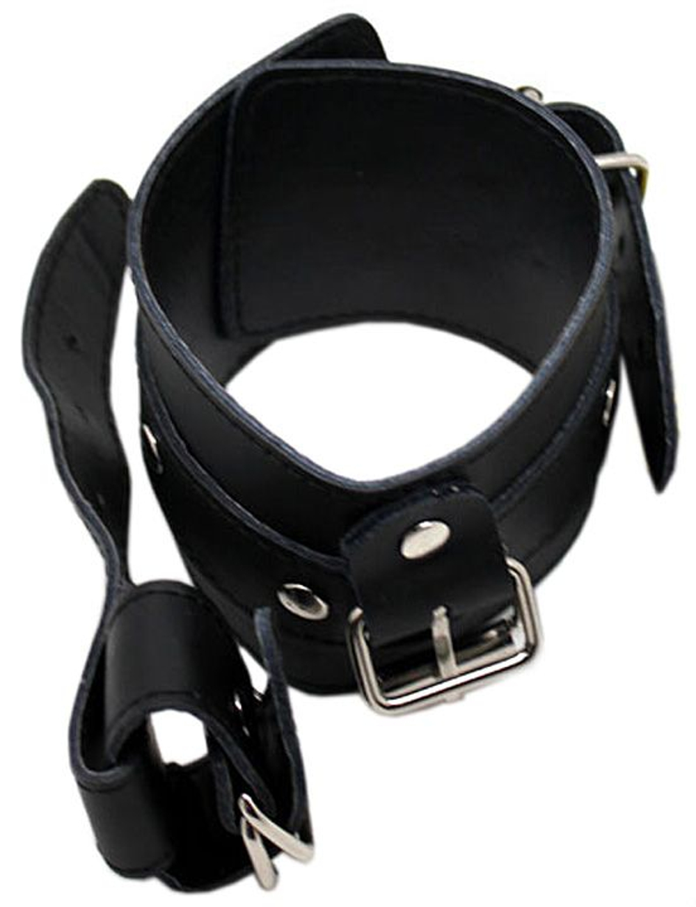 Черная манжета с фиксацией больших пальцев (Цвет: черный)