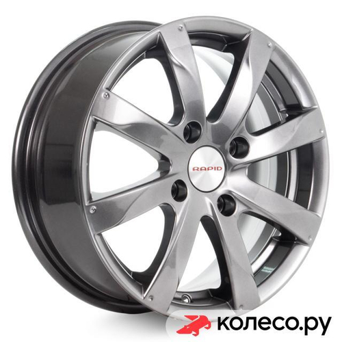 Джемини (КС480) 5.5x14/4*98 D58.5 ET40 Дарк платинум