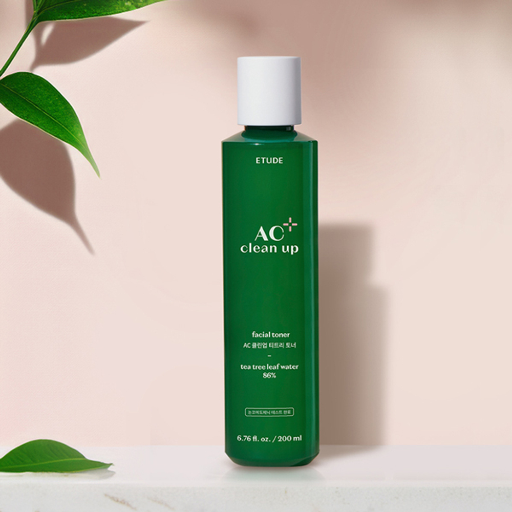 Тоник для проблемной и жирной кожи Etude AC Clean Up Facial Toner, 200мл