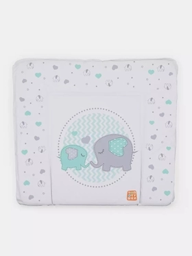 Пеленальный матрасик Топотушки Слоники 80×71