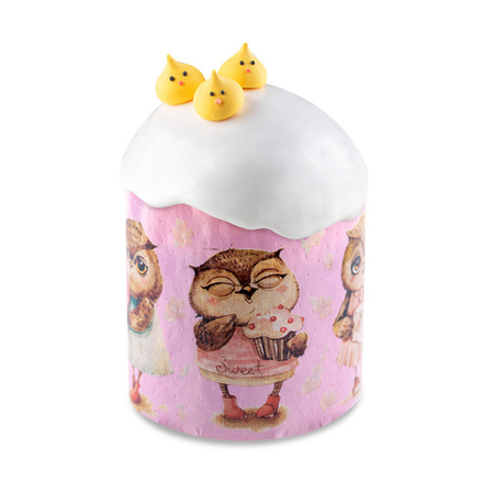 Форма бумажная для кулича d110*h85 мм СОВУШКА (300-350 гр)