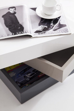 Стол журнальный СT1001 Белый/Серый