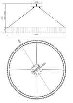 Подвесная люстра Freya TIER FR5257PL-L32G