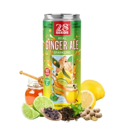 Real GINGER ALE (Имбирный эль) 330 мл — натуральный имбирный напиток без сахара на свежем имбире, лимоне и пряностях