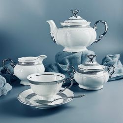 Lenardi 225-063 Чайный сервиз 15пр. в под.уп.(х4)Костяной фарфор