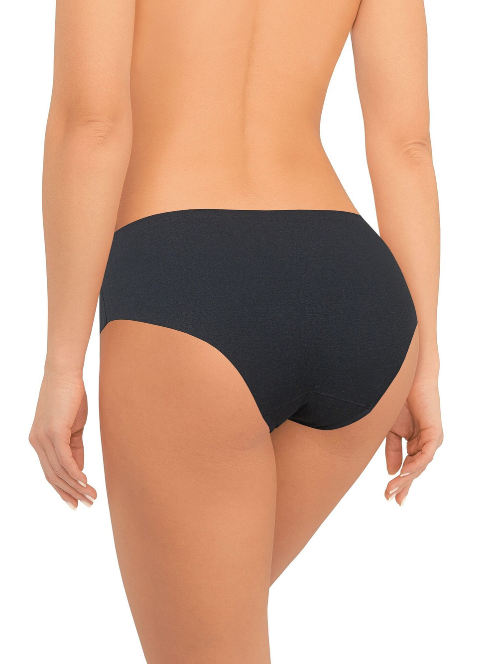 Бесшовные хлопковые трусики-слипы (Размер: XL) (Цвет: белый)