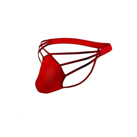 Мужские трусы стринги красные Romeo Rossi RR1022-8