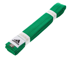 Пояс для тхэквондо Adidas Club зеленый