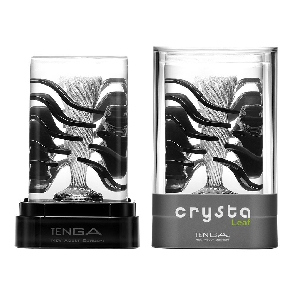 Прозрачный мастурбатор Tenga Crysta Leaf (Цвет: прозрачный)