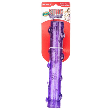 Игрушка для собак Kong Squeezz Crackle хрустящая палочка большая 27 см