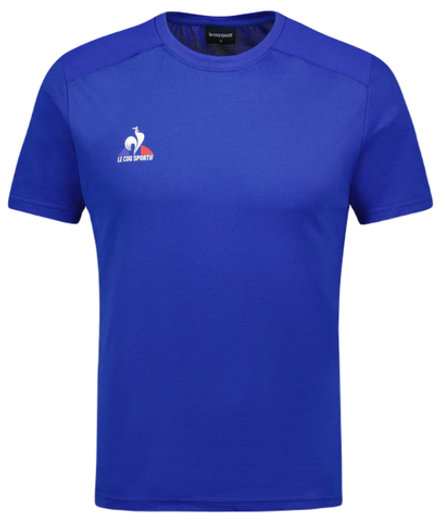 Теннисная футболка Le Coq Sportif Tennis T-Shirt Short Sleeve N°4 - cobalt
