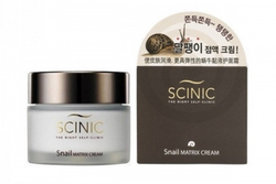 Scinic Snail Matrix Cream омолаживающий крем с экстрактом слизи улитки